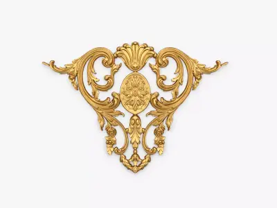 Classic decor ornament 286 3D model