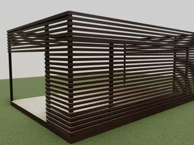 Pergola 3D model purchase