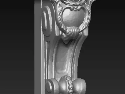Corbel Decorative 1   3D model 3D model
