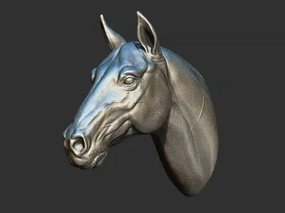 Horse head  3D print model