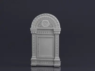001574 raw 3D scan of a hanging icon case kiot 3D model