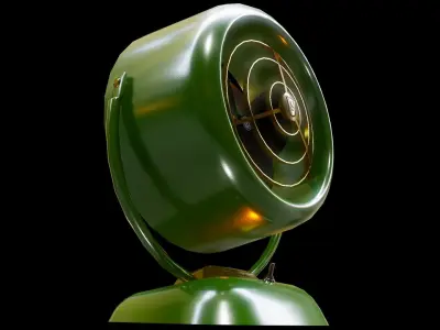 1950s Fan Low-poly 3D model