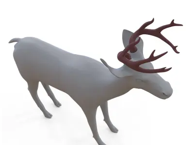 deer BLENDER MODEL 3D model