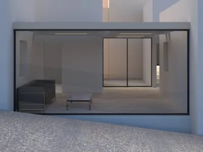 Contemporary Minimal Cubic House 3D model