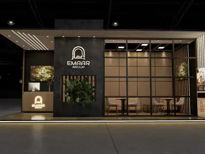 real estate Booth Exhibition Stand 3D model