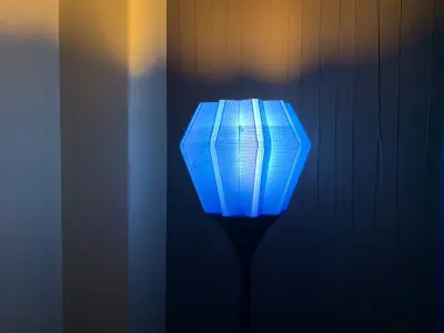 Lamp kit flower colors 3D print model