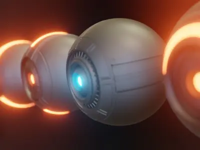 Sci fi Eye 3D model