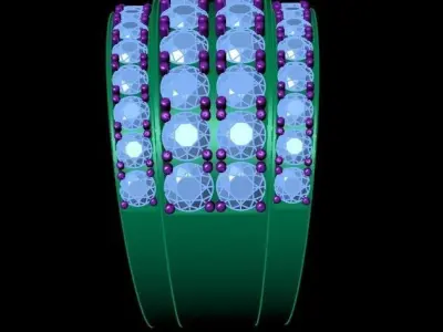 Man Ring 002 Tango 3D model