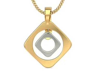 Solitaire Women Pendant 3dm STL OBJ FBX Renders Details 3D print model 64
