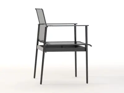 Ginger Jar Furniture Stacking Chair With Arm 3D model