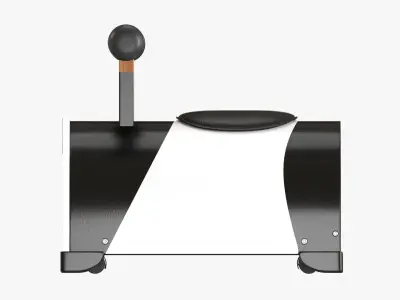 Baby ride-on panda 3D model