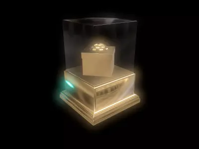 Gold Present 3D model