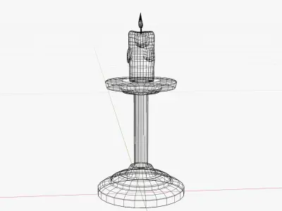 Fantasy Stylized Halloween Lamp Low-poly 3D model