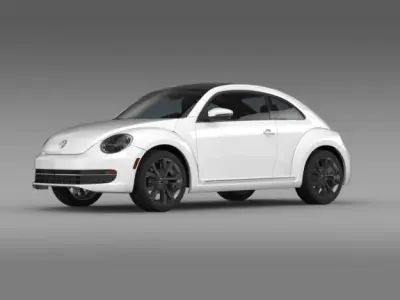 VW Beetle TDI 2013 3D model