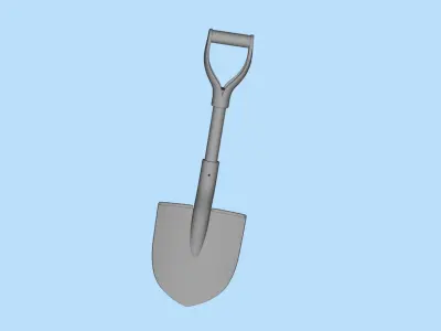 3D printable models  Shovel  for peterbilt truck Printing SLA 3D print model