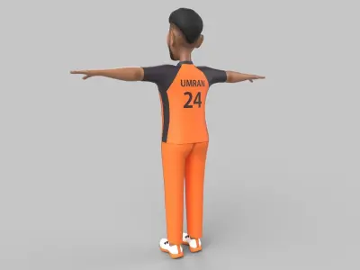 Umran  Malik 3D model