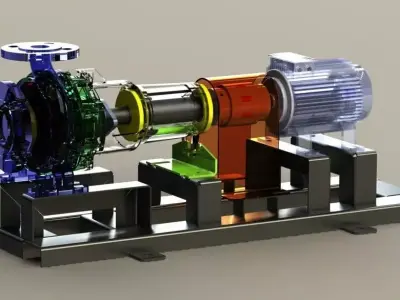 Centrifugal pump 3D model order