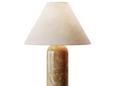 Tafellamp Gia met marmeren voet 3D model
