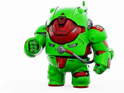 AMONG US CHARACTER-F  Rigged for Unreal Engine - Unity - MIXAMO 3D model