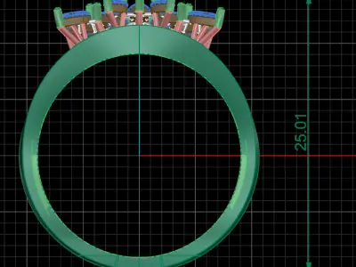 jewelry ring 251 3D print model