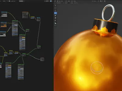 Xmas Baubles Decoration 3D model