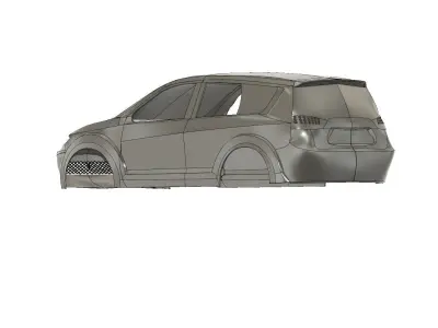 OUTLANDER 2008 313MM WHEEL BASE 2MM THICKNESS 3D print model