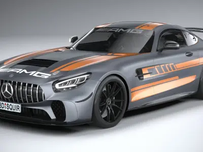 Mercedes-Benz AMG GT4 2020 3D model