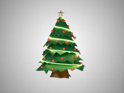 Christmas Decorations Package 3D model