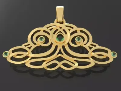 Pendant tree of life 3D print model