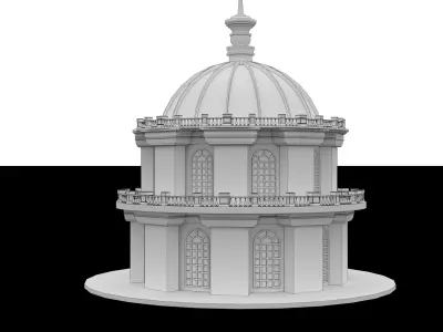 Modern  Dome Structure 3D model