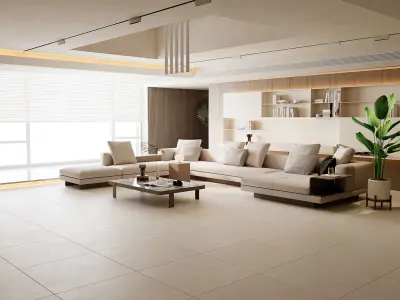 Living room  design 3D print model