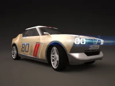 Nissan IDx Freeflow and IDx NISMO Low-poly 3D model