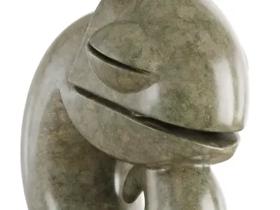 Decorative sculpture Chameleon 3D model