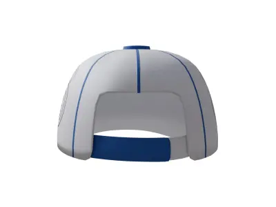 Real Madrid Cap Low-poly 3D model