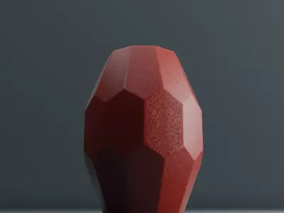 Small Low Poly Decorative Vase - Modern Geometric Style 3D print model