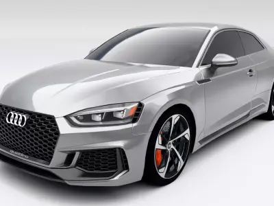Audi RS5 Low-poly 3D model