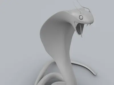 Cobra Snake 3D model buy