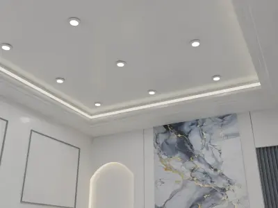 Luxury Modern Bedroom  Free 3D model