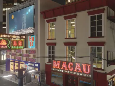 City assets 3D model 3D model