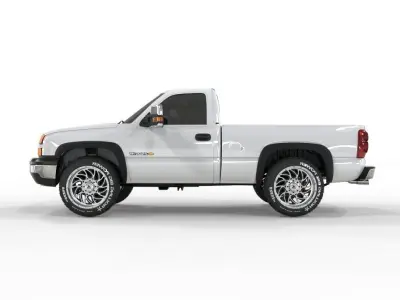 chevrolet silverado 2006 lifted edition  3D model
