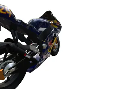 Yamaha m1 redbull 3D model
