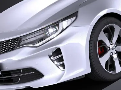 Kia Optima Sportswagon GT 2017 3D model