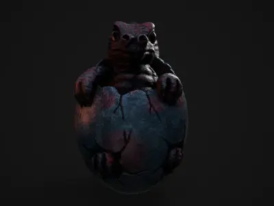 Baby Dragon Egg 3D model