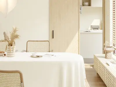 Parisian interior scene 3D model 3D model