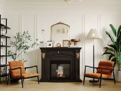 light luxury style 3D model