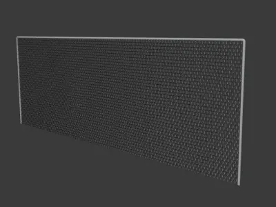 Wire Fence Free 3D model