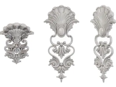 Classic carved 246 3D model