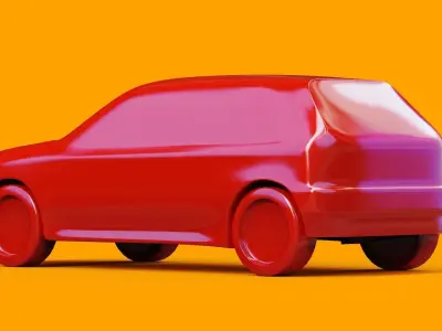 Generic car body 3D model