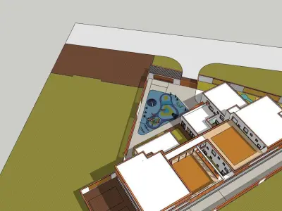 Kindergarten-GREEN WONDERLAN 3D model