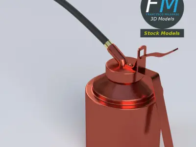 Oil can 3D model